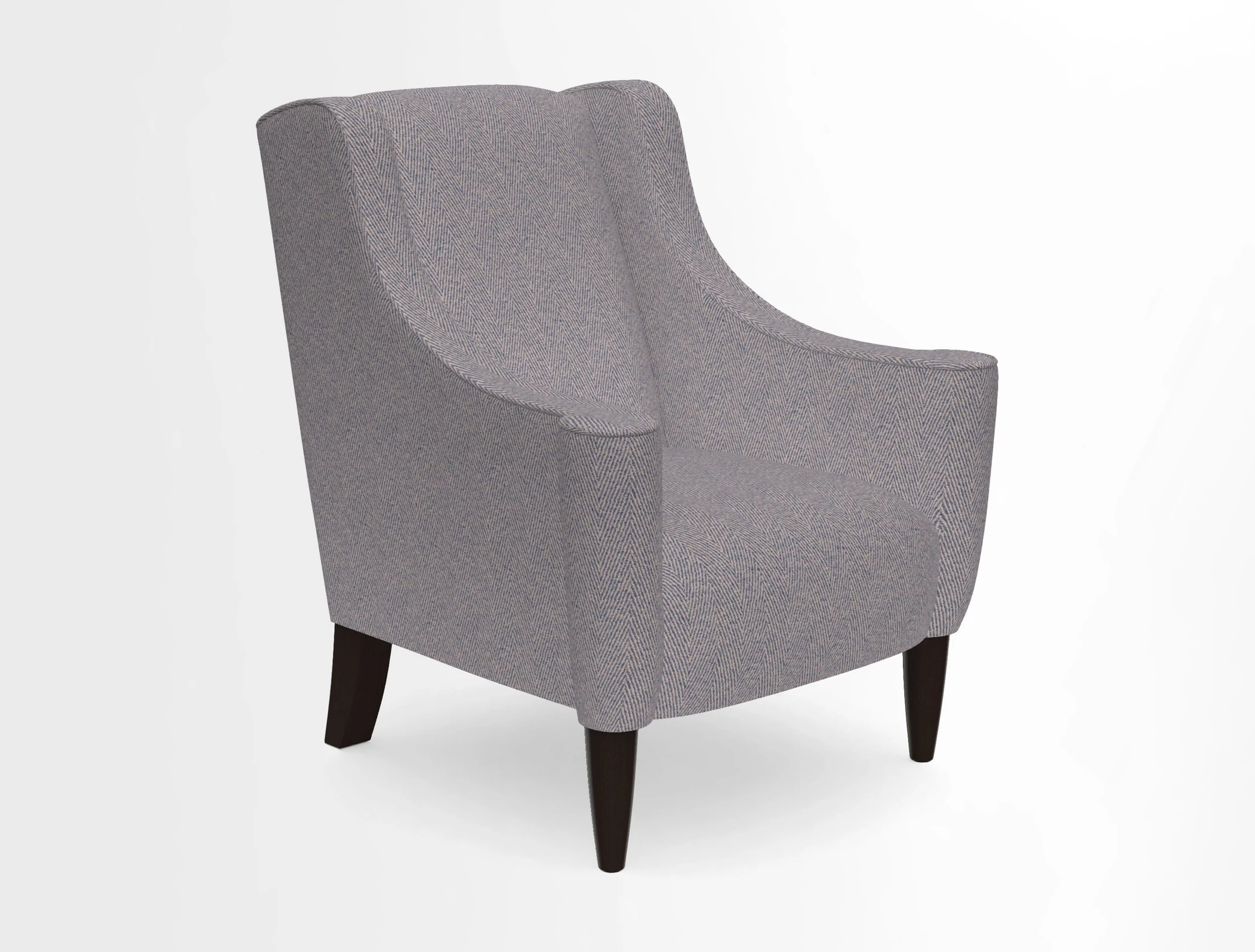Sennen Chair in Harris Tweed Huntsman Check Mountain Bracken