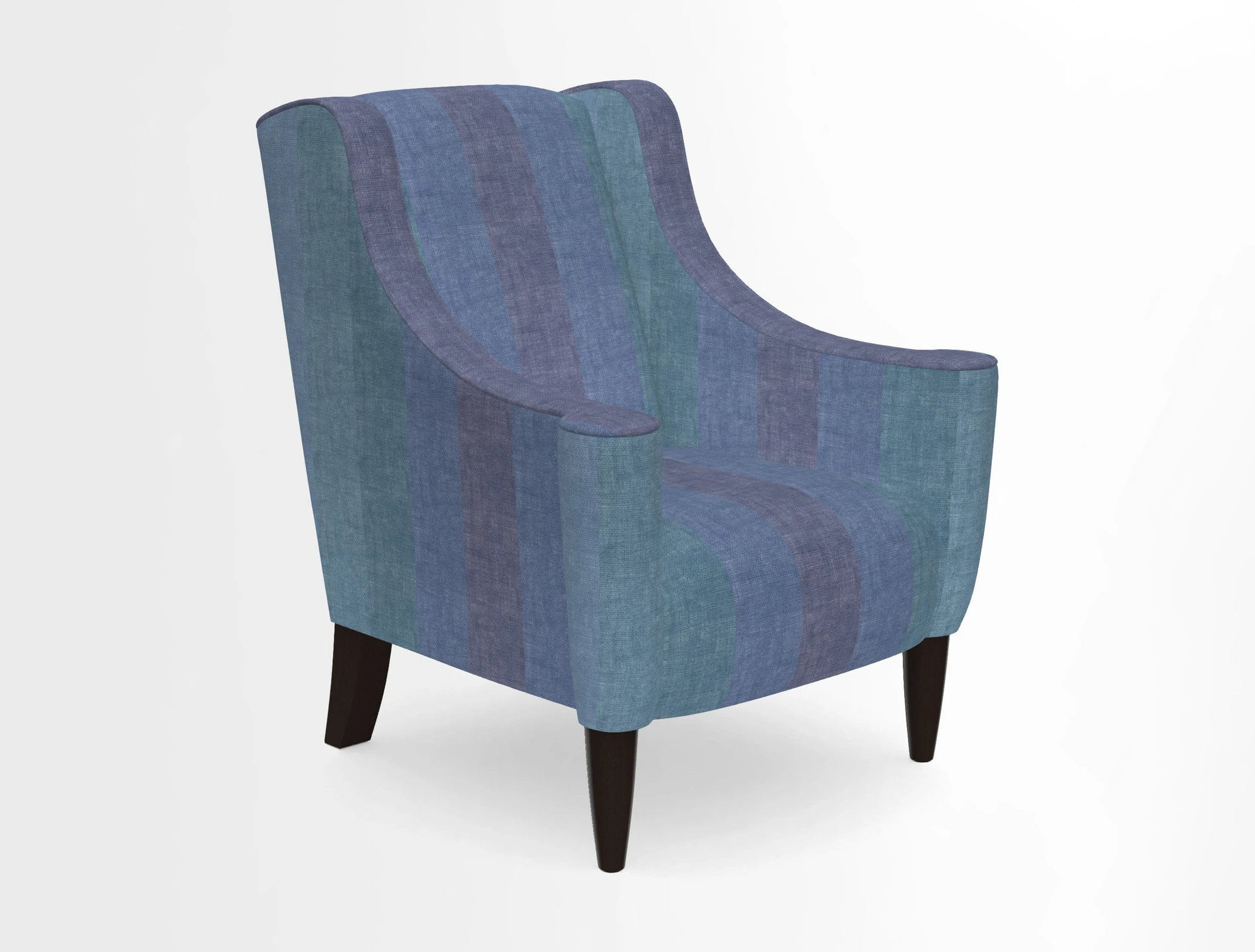 Sennen Chair in Harris Tweed Huntsman Check Mountain Bracken