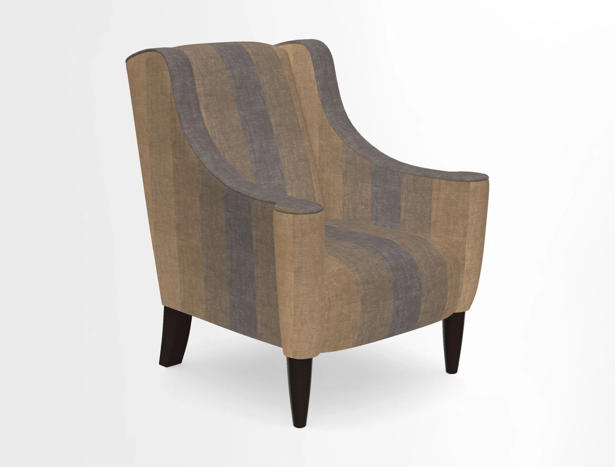 Sennen Chair in Harris Tweed Huntsman Check Mountain Bracken