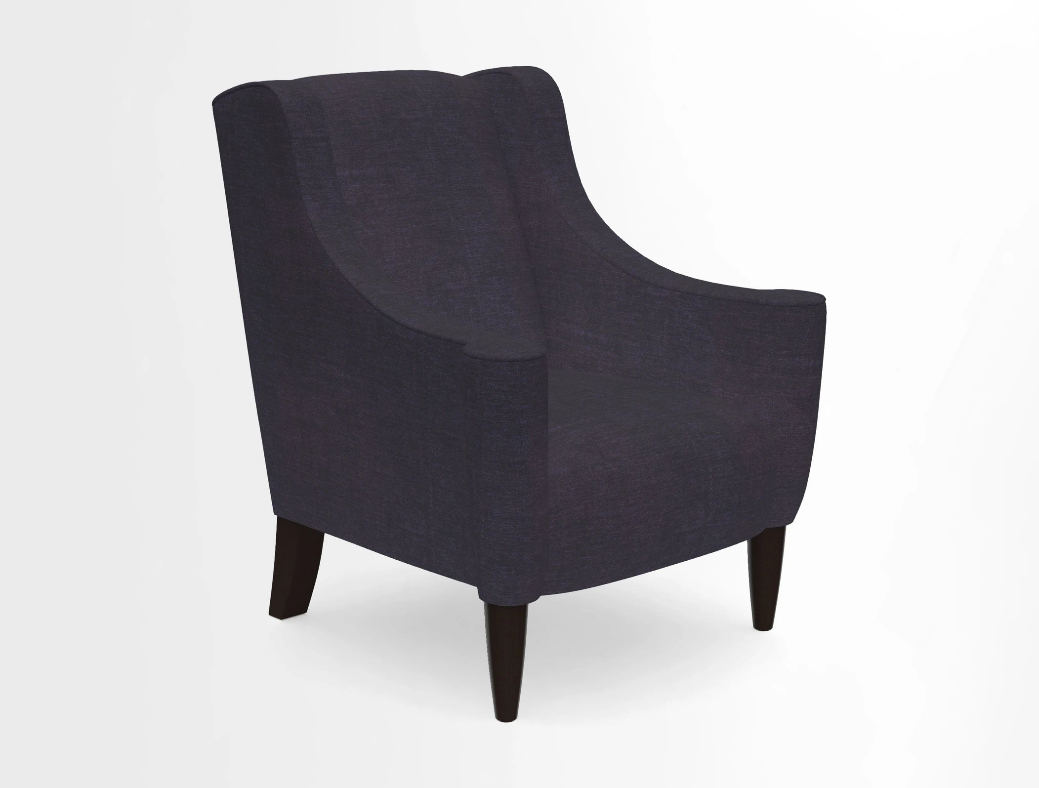 Sennen Chair in Harris Tweed Huntsman Check Mountain Bracken