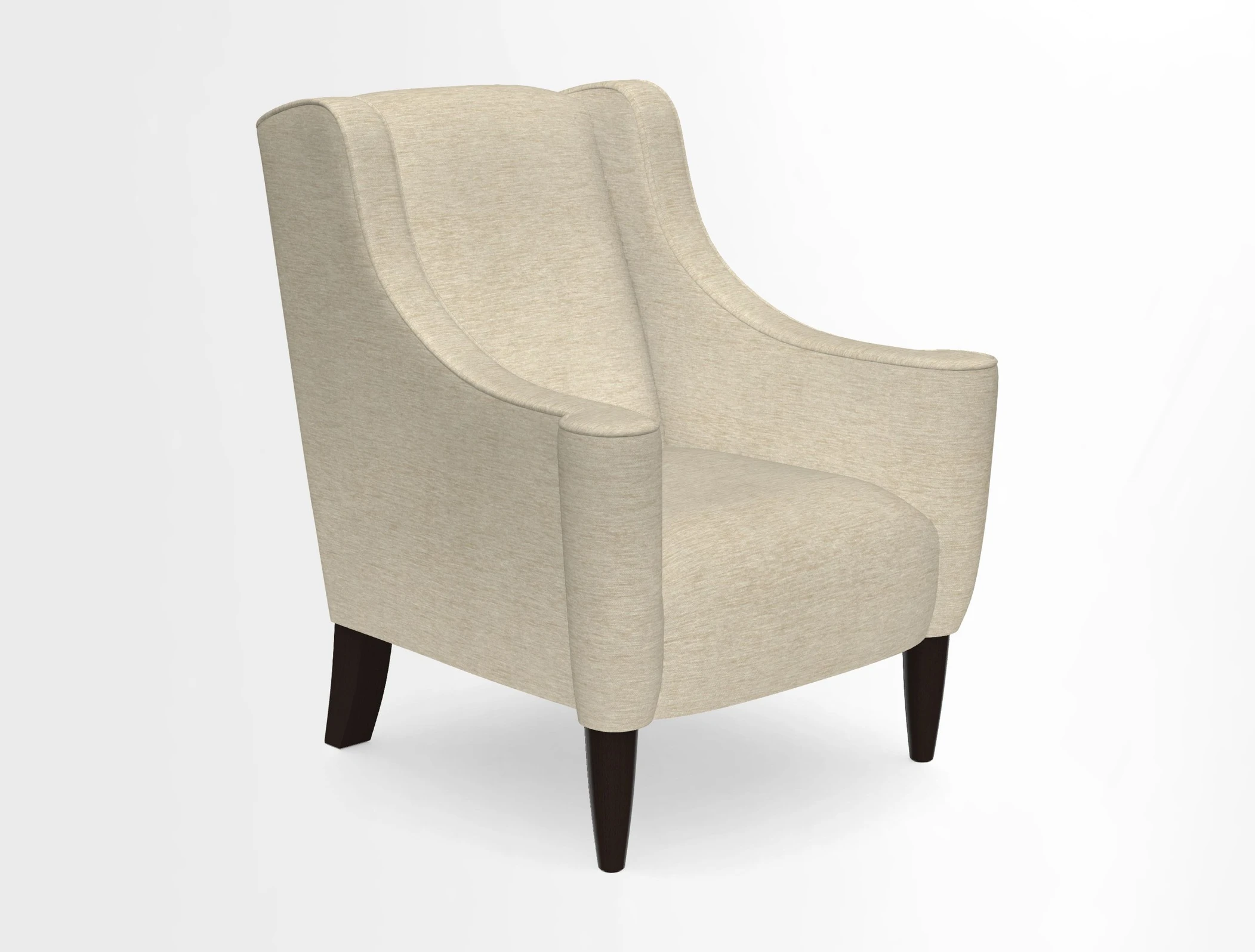 Sennen Chair in Harris Tweed Huntsman Check Mountain Bracken