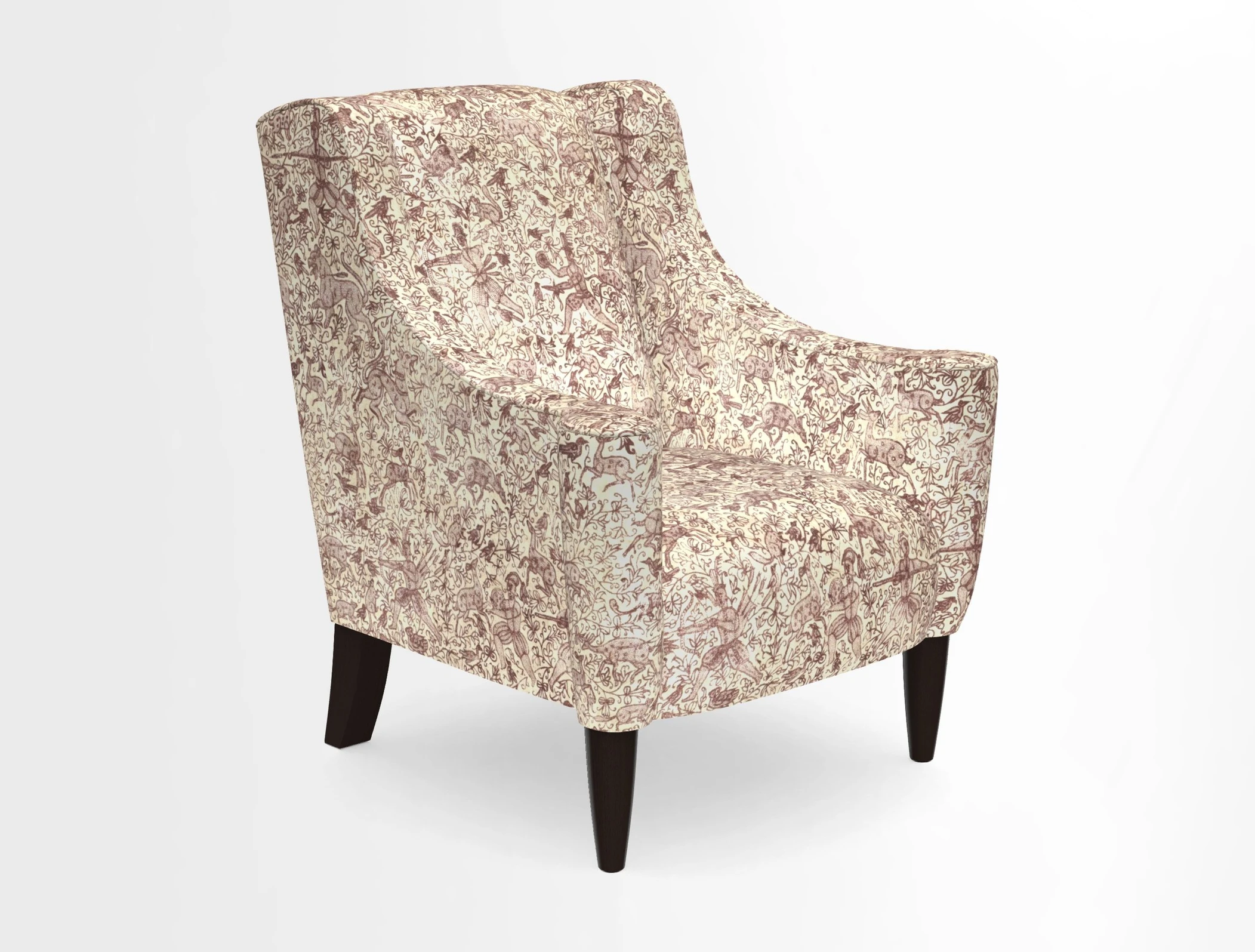 Sennen Chair in Harris Tweed Huntsman Check Mountain Bracken