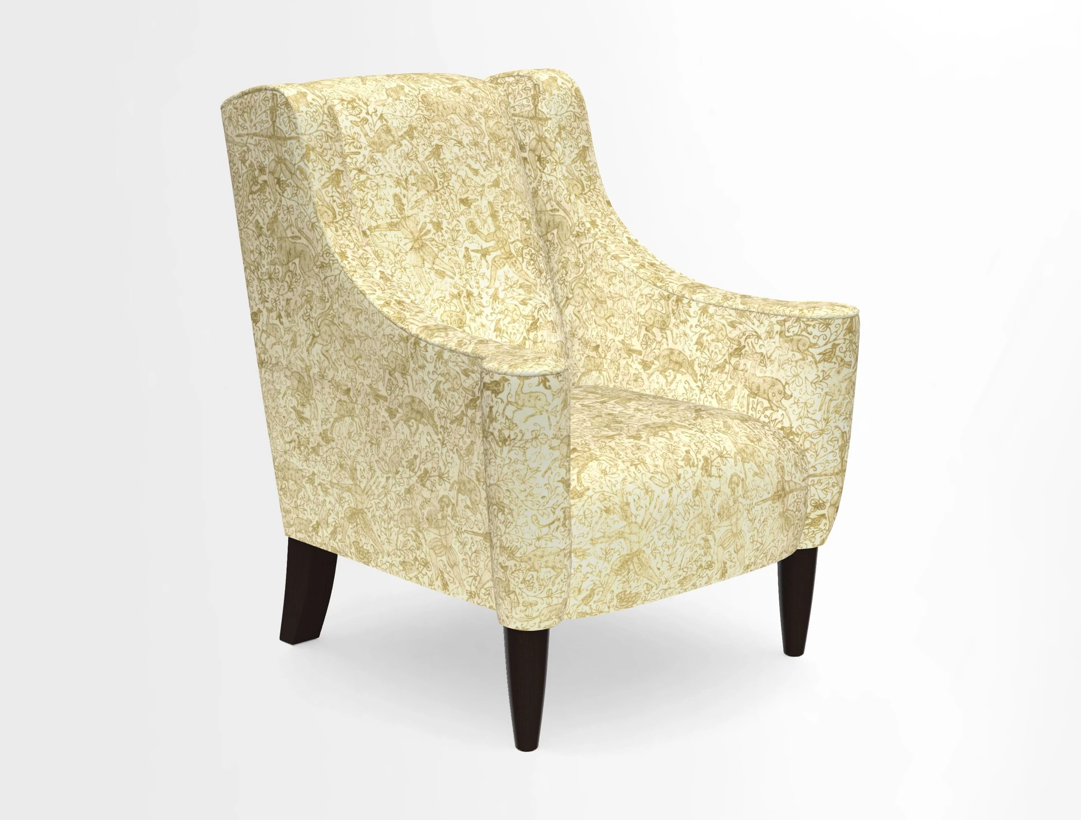 Sennen Chair in Harris Tweed Huntsman Check Mountain Bracken