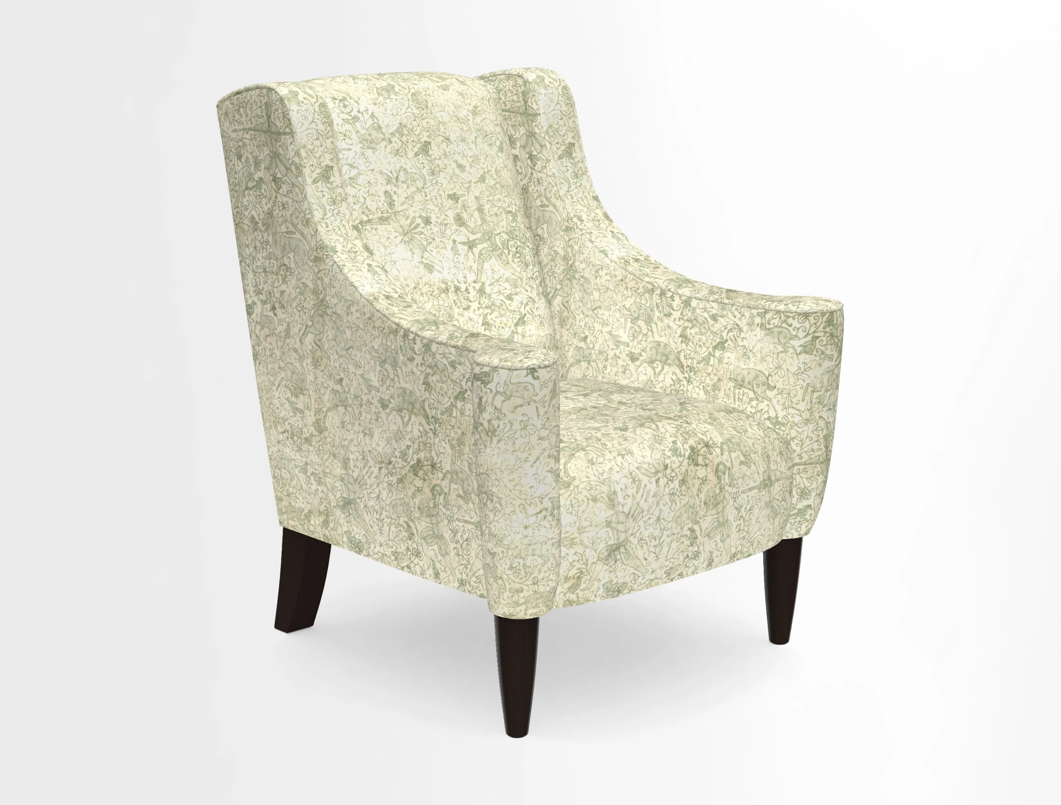 Sennen Chair in Harris Tweed Huntsman Check Mountain Bracken