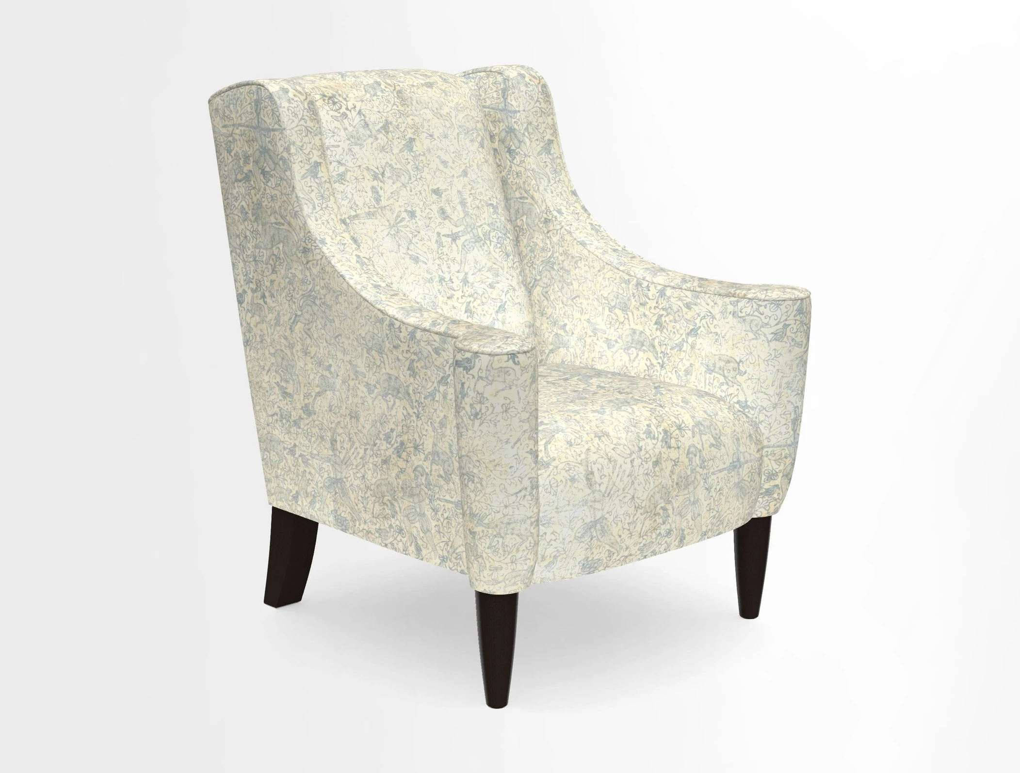 Sennen Chair in Harris Tweed Huntsman Check Mountain Bracken