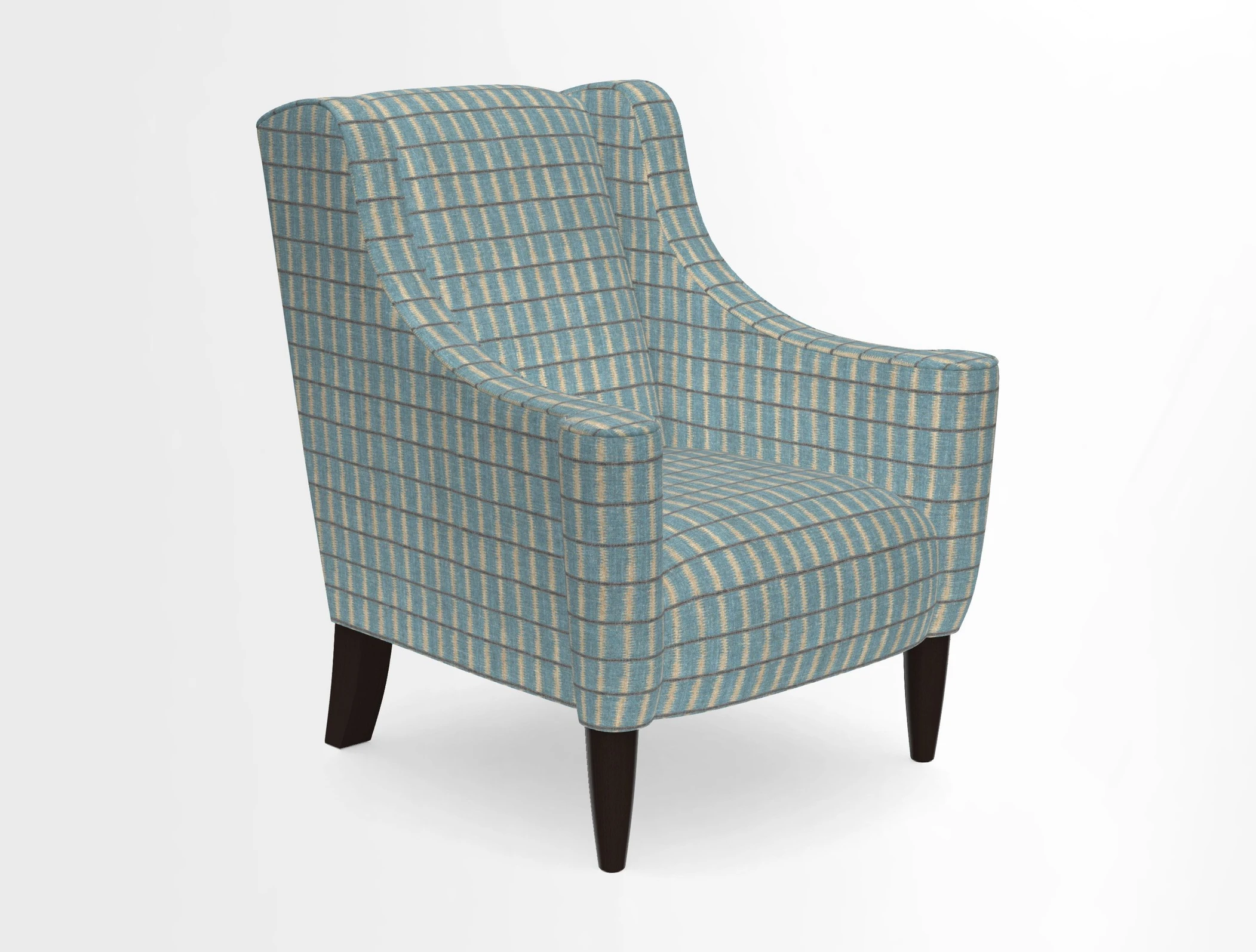 Sennen Chair in Harris Tweed Huntsman Check Mountain Bracken