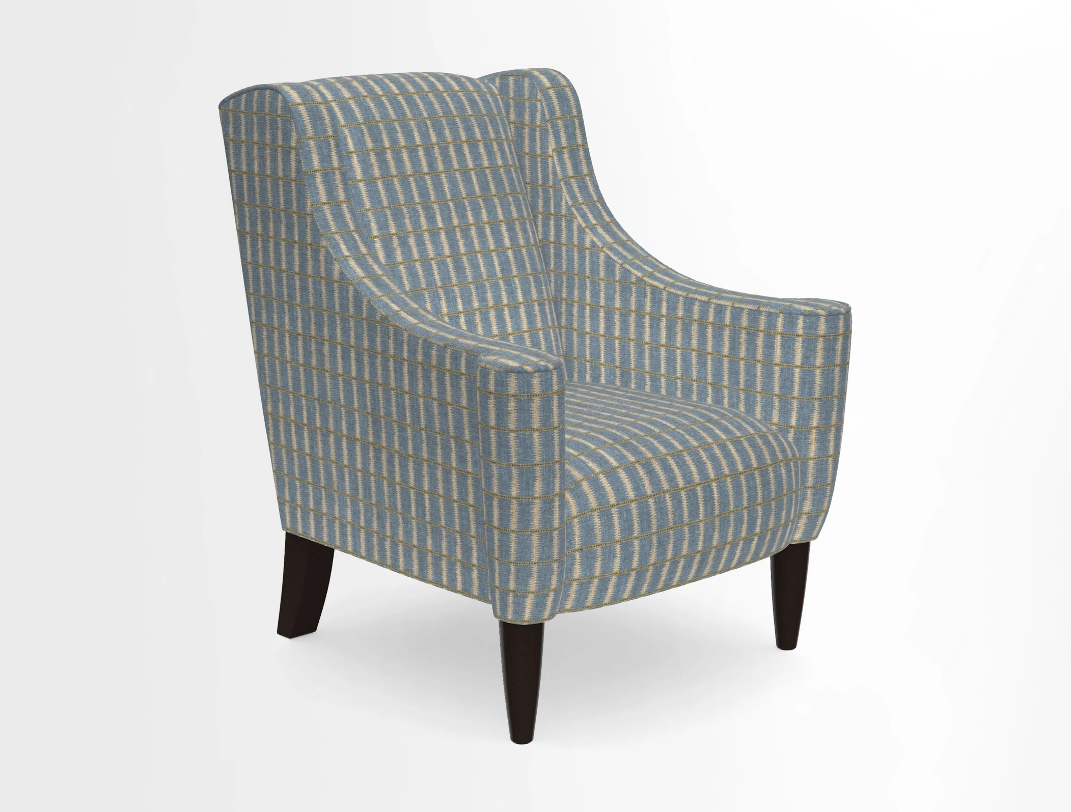 Sennen Chair in Harris Tweed Huntsman Check Mountain Bracken