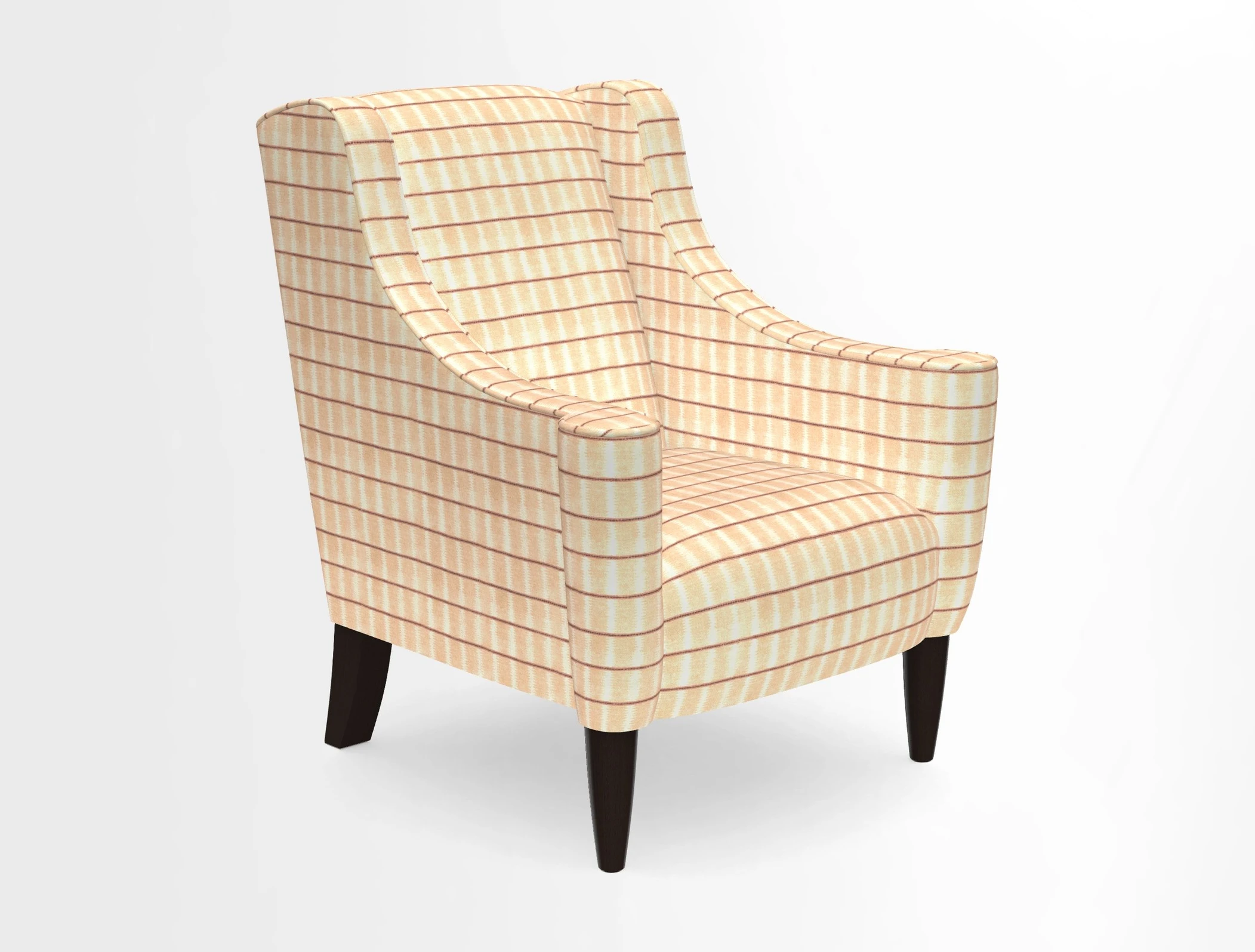 Sennen Chair in Harris Tweed Huntsman Check Mountain Bracken