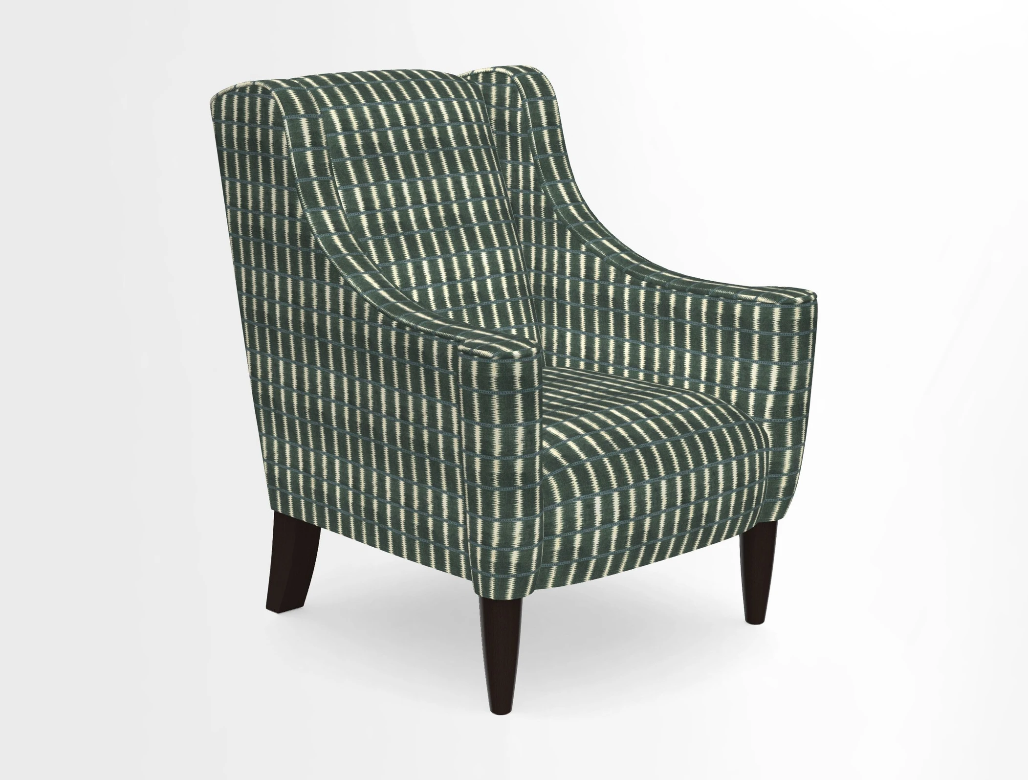 Sennen Chair in Harris Tweed Huntsman Check Mountain Bracken