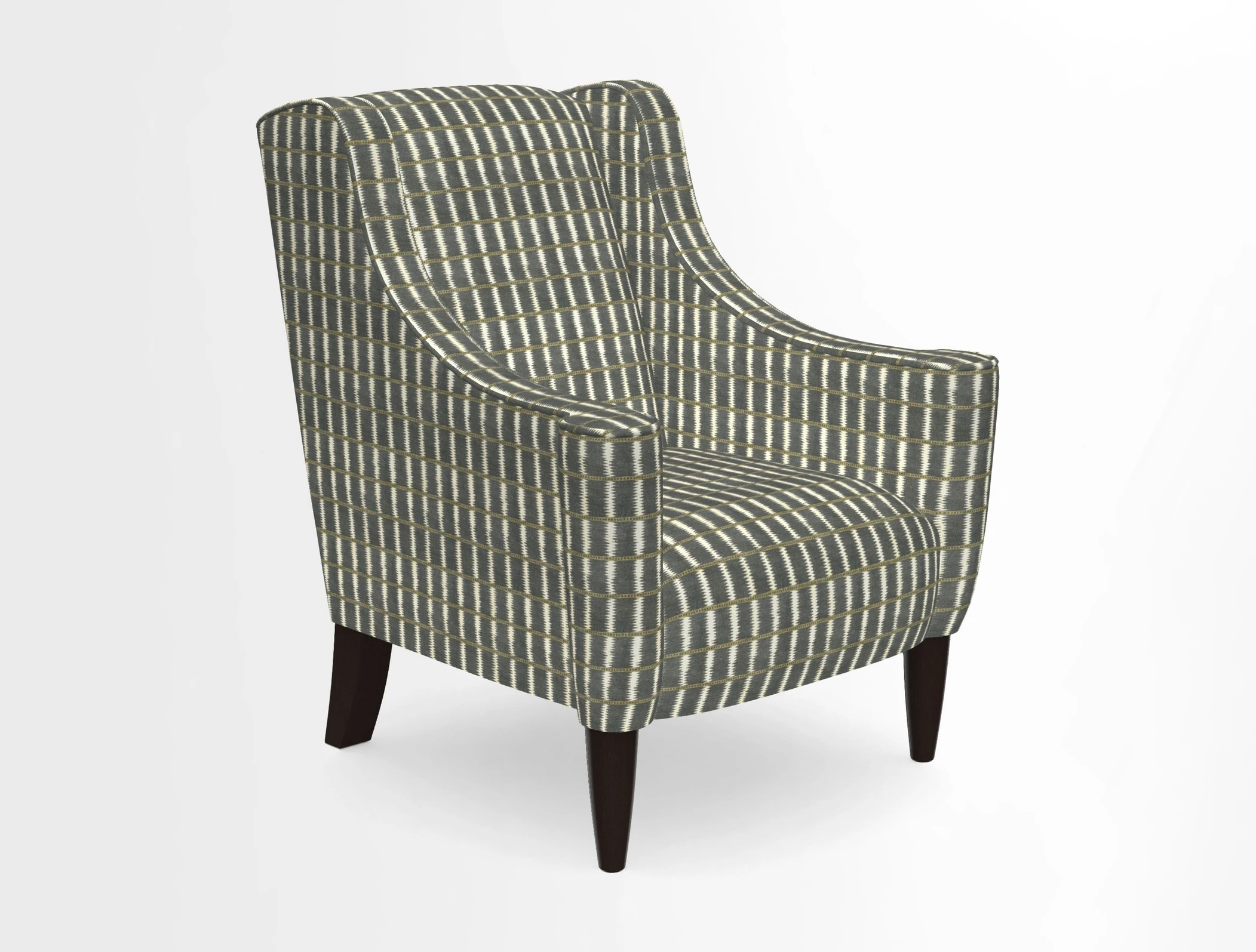 Sennen Chair in Harris Tweed Huntsman Check Mountain Bracken