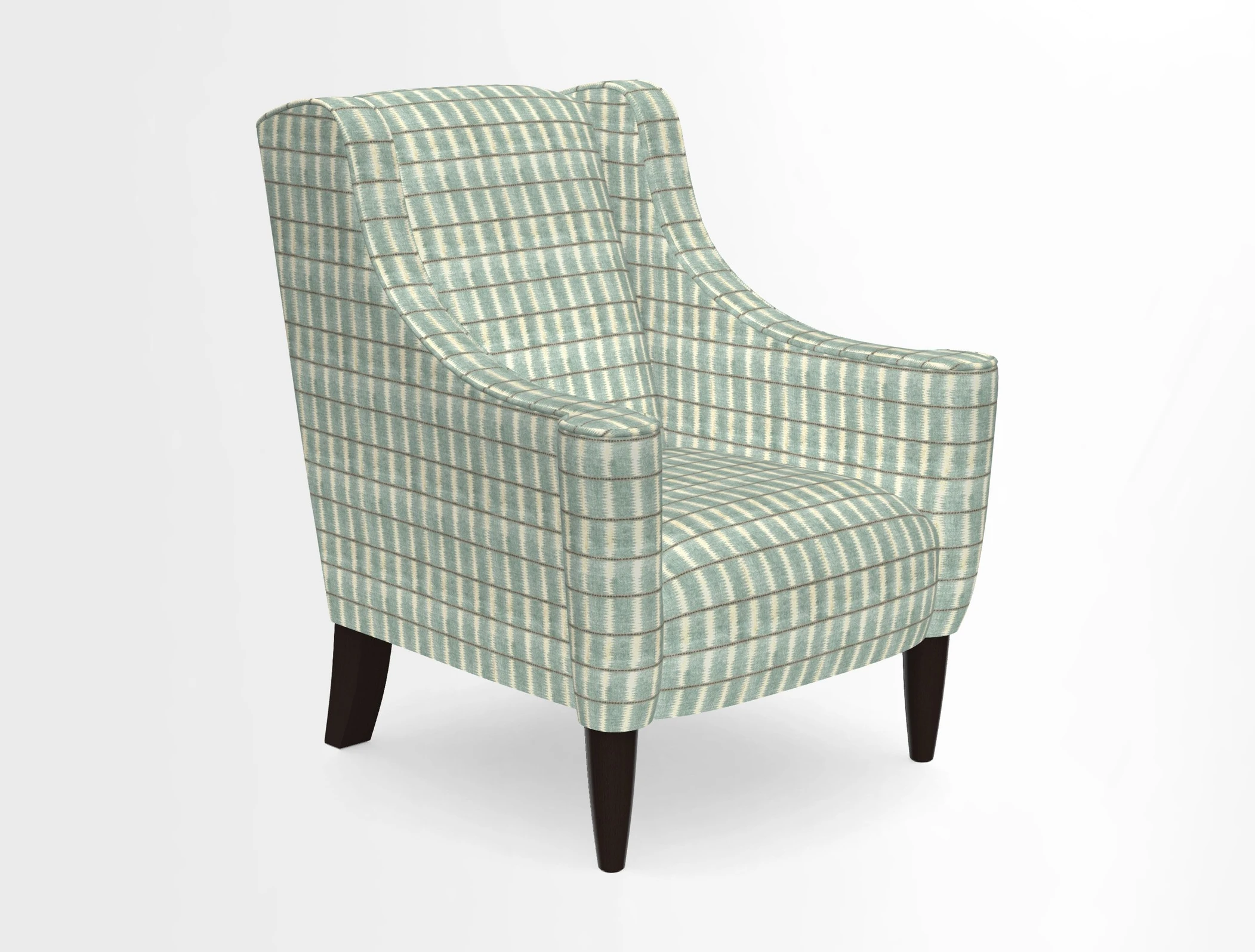Sennen Chair in Harris Tweed Huntsman Check Mountain Bracken