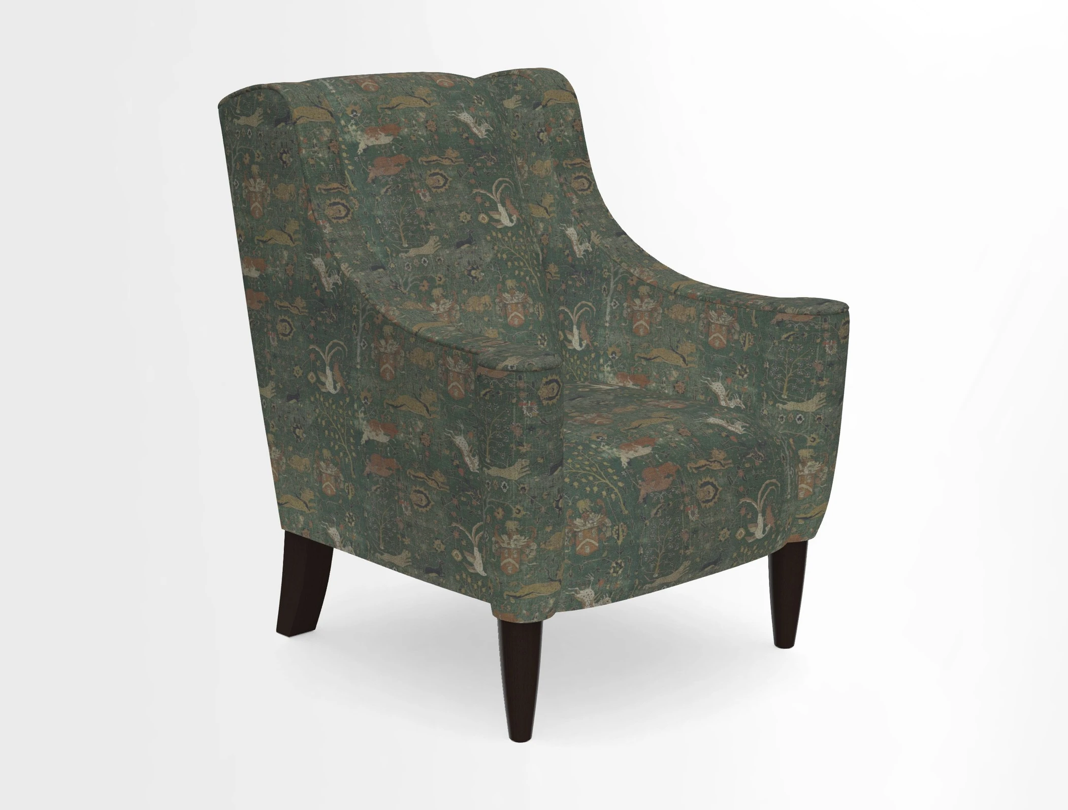 Sennen Chair in Harris Tweed Huntsman Check Mountain Bracken