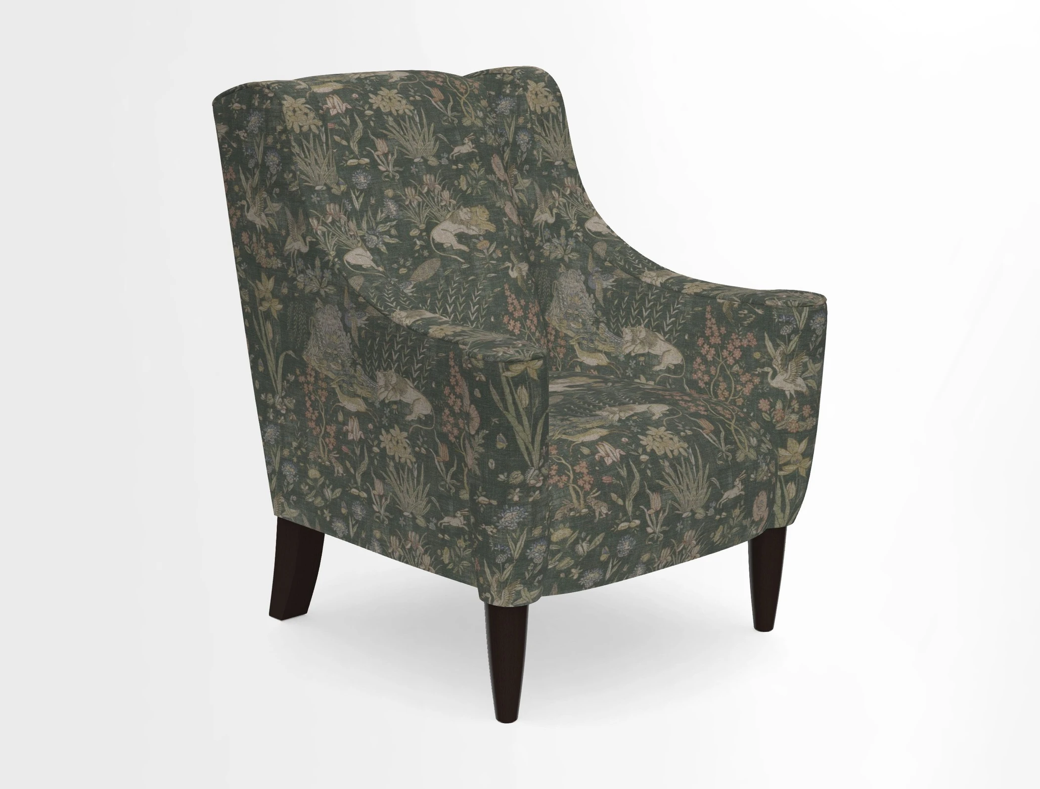 Sennen Chair in Harris Tweed Huntsman Check Mountain Bracken