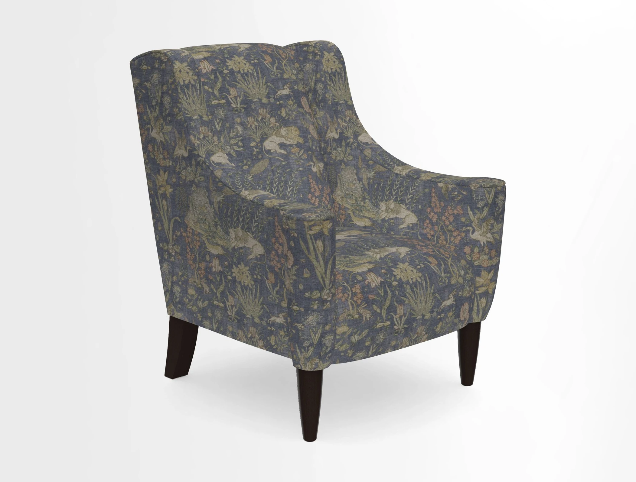 Sennen Chair in Harris Tweed Huntsman Check Mountain Bracken