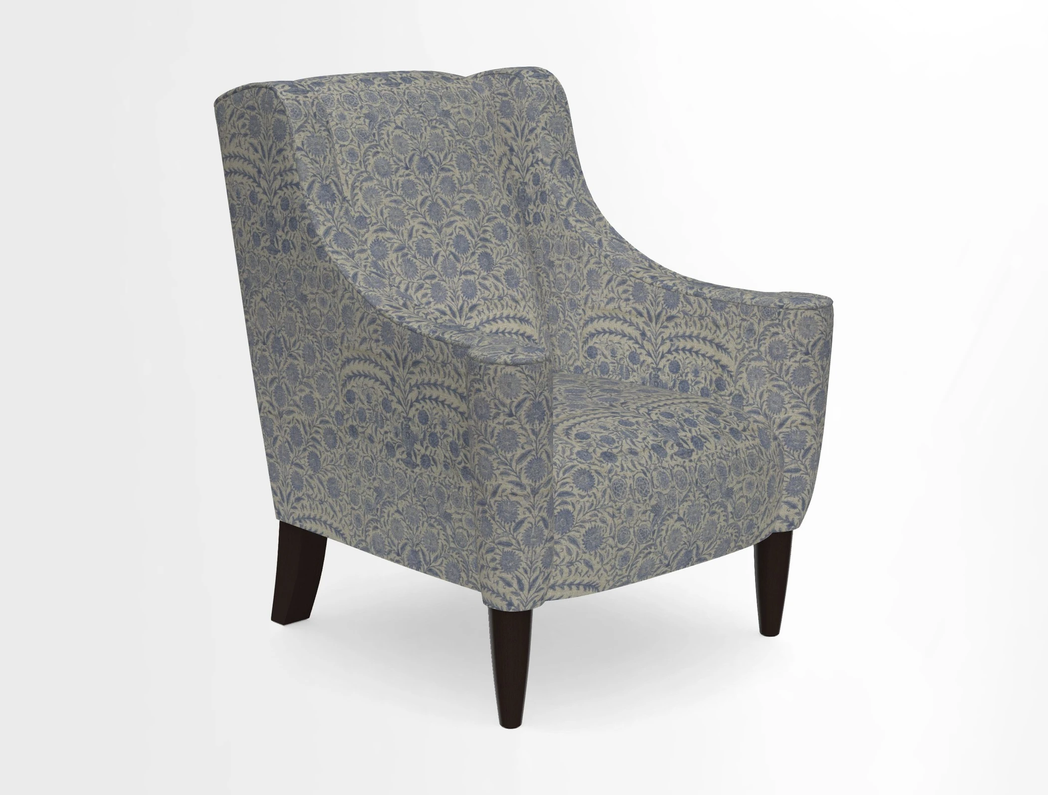 Sennen Chair in Harris Tweed Huntsman Check Mountain Bracken