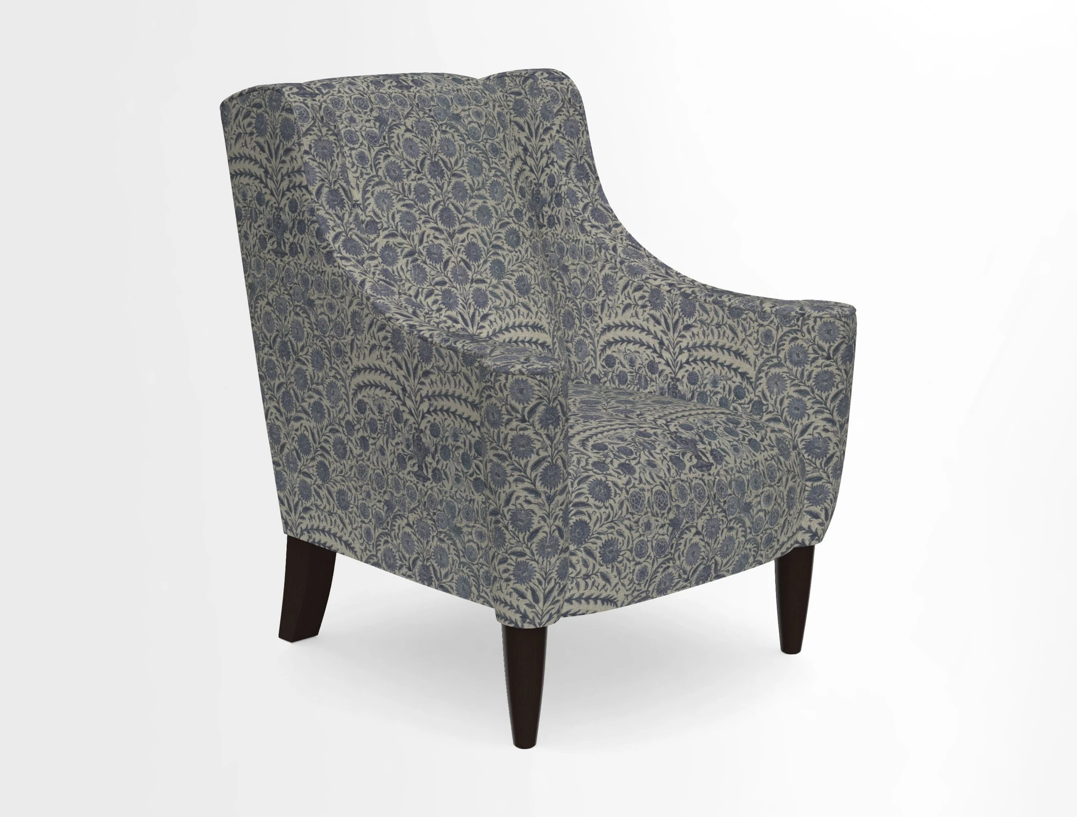 Sennen Chair in Harris Tweed Huntsman Check Mountain Bracken