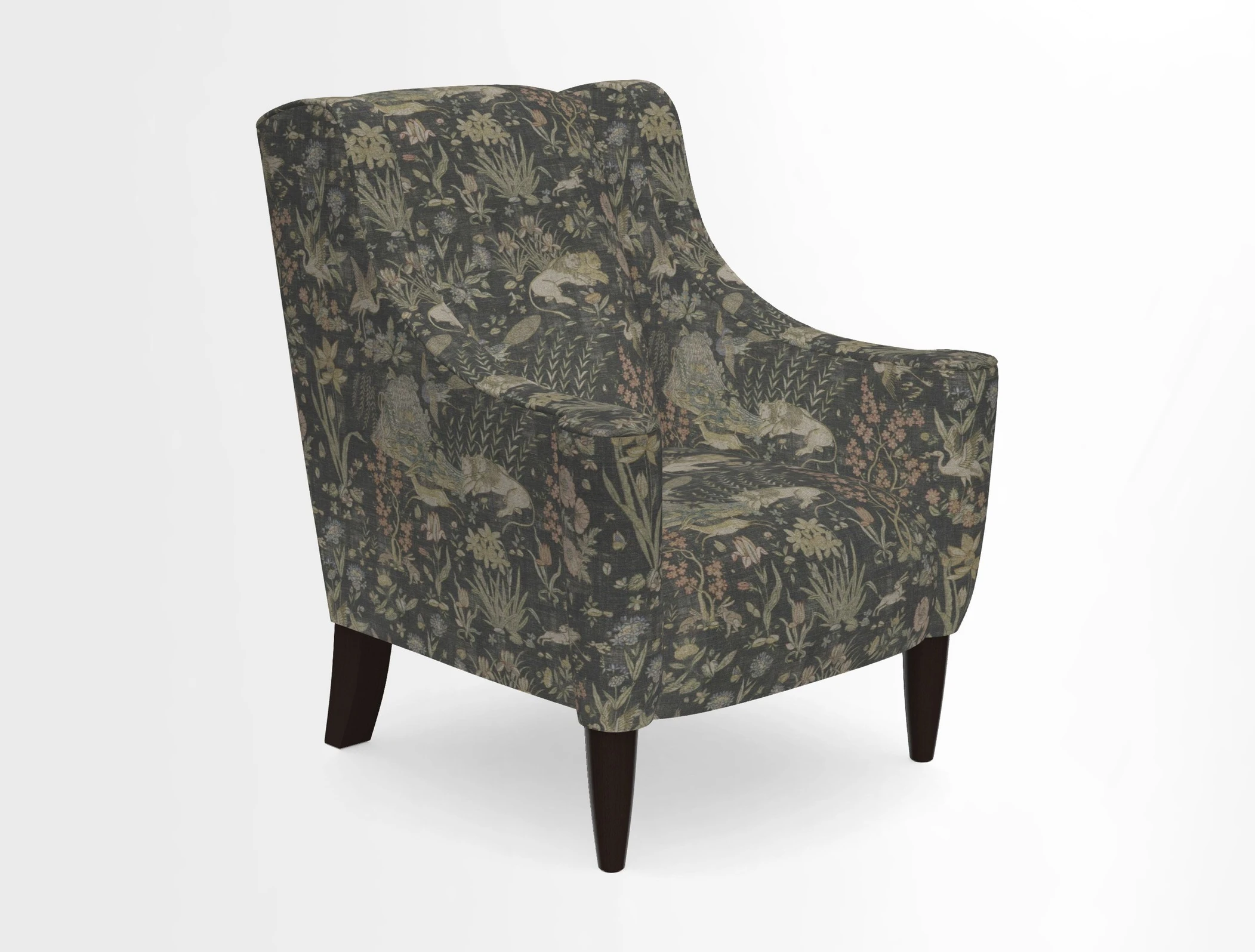 Sennen Chair in Harris Tweed Huntsman Check Mountain Bracken