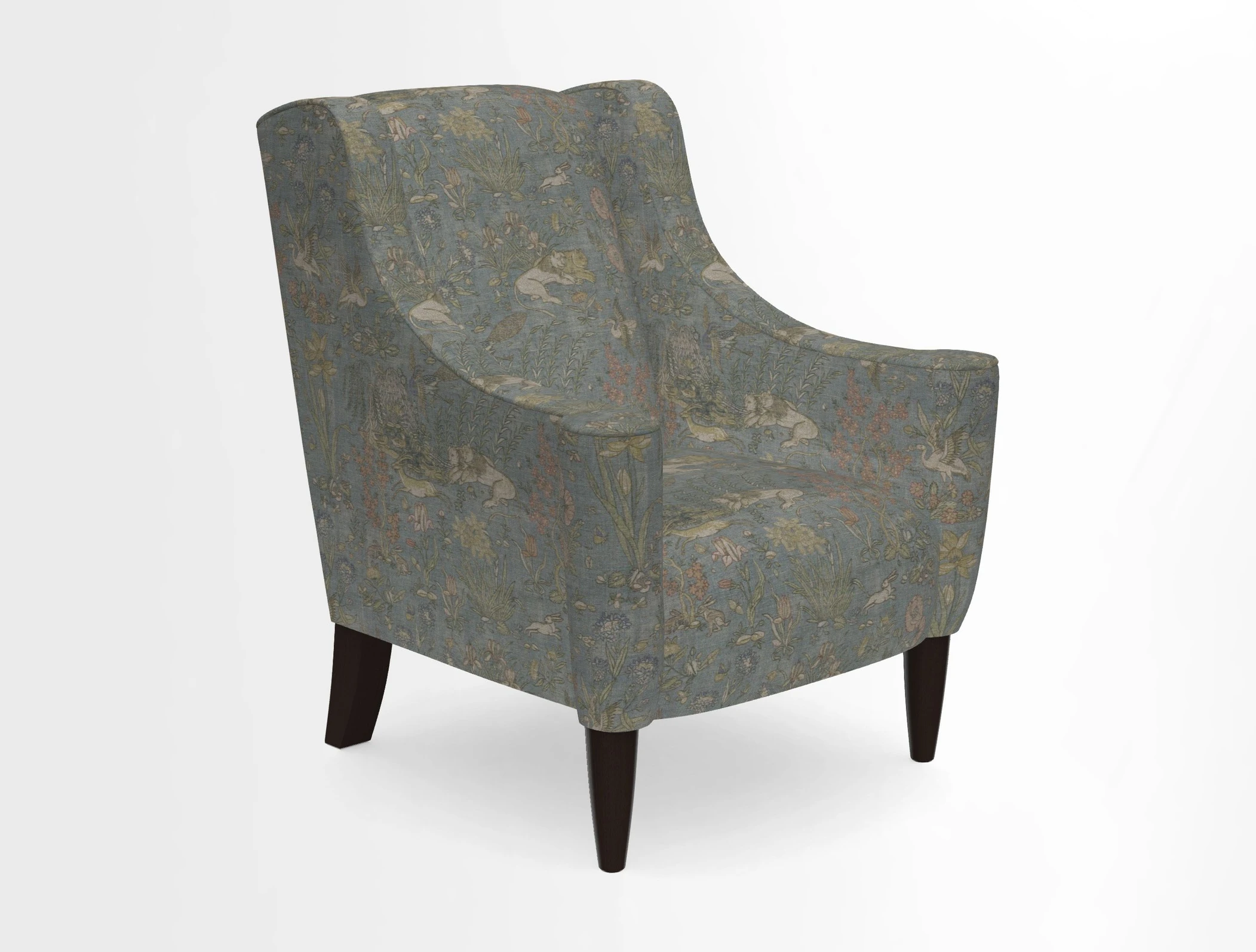 Sennen Chair in Harris Tweed Huntsman Check Mountain Bracken