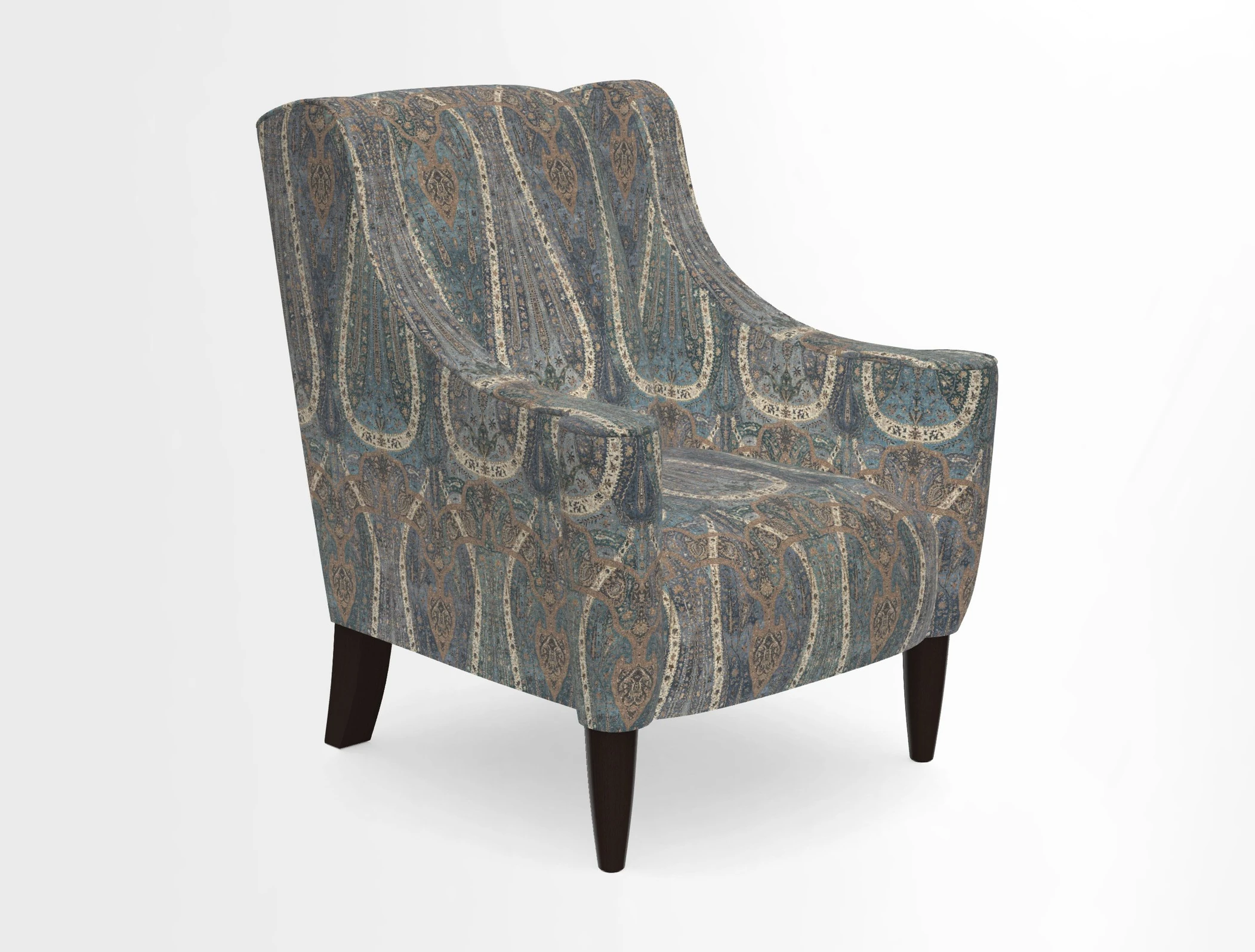 Sennen Chair in Harris Tweed Huntsman Check Mountain Bracken