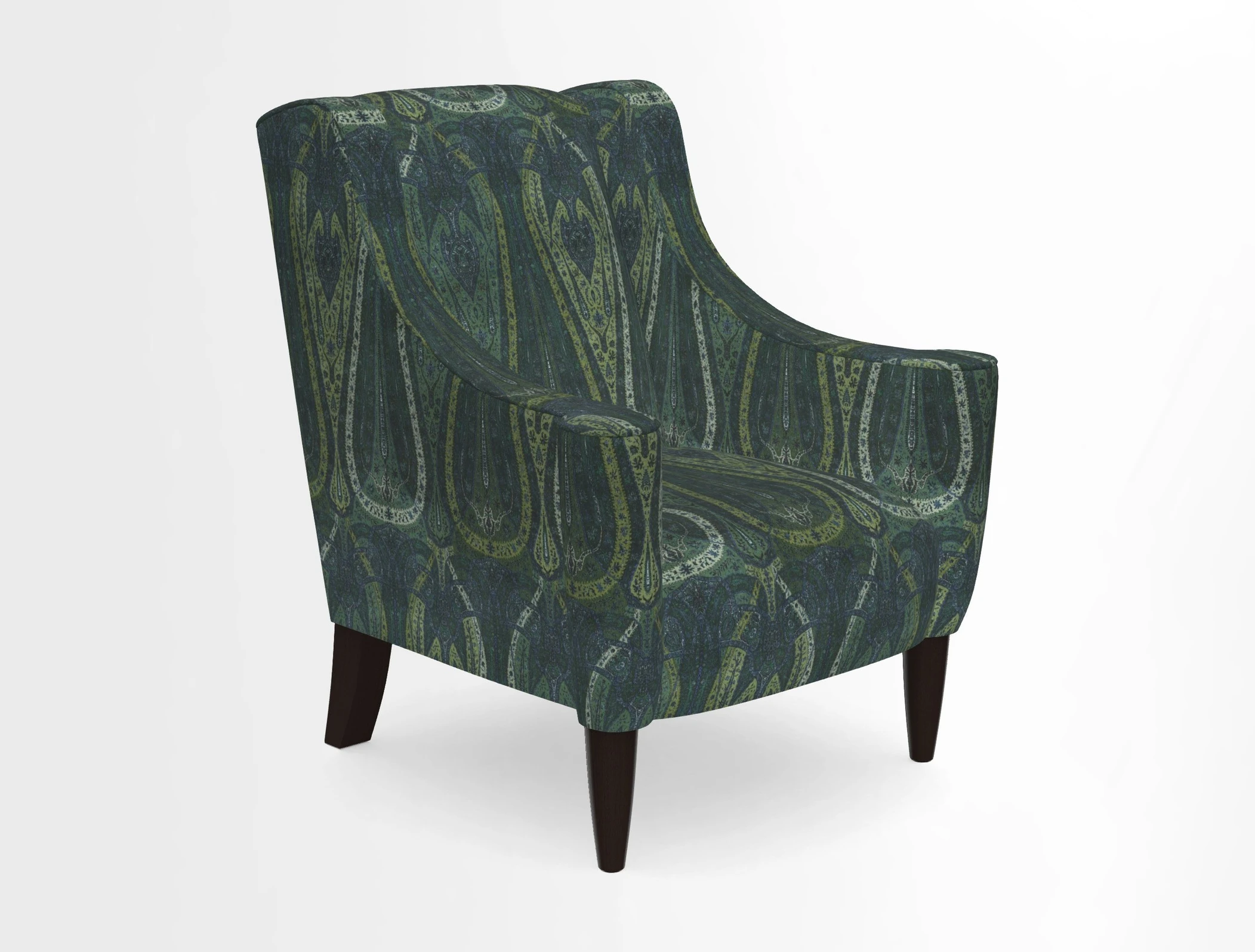 Sennen Chair in Harris Tweed Huntsman Check Mountain Bracken