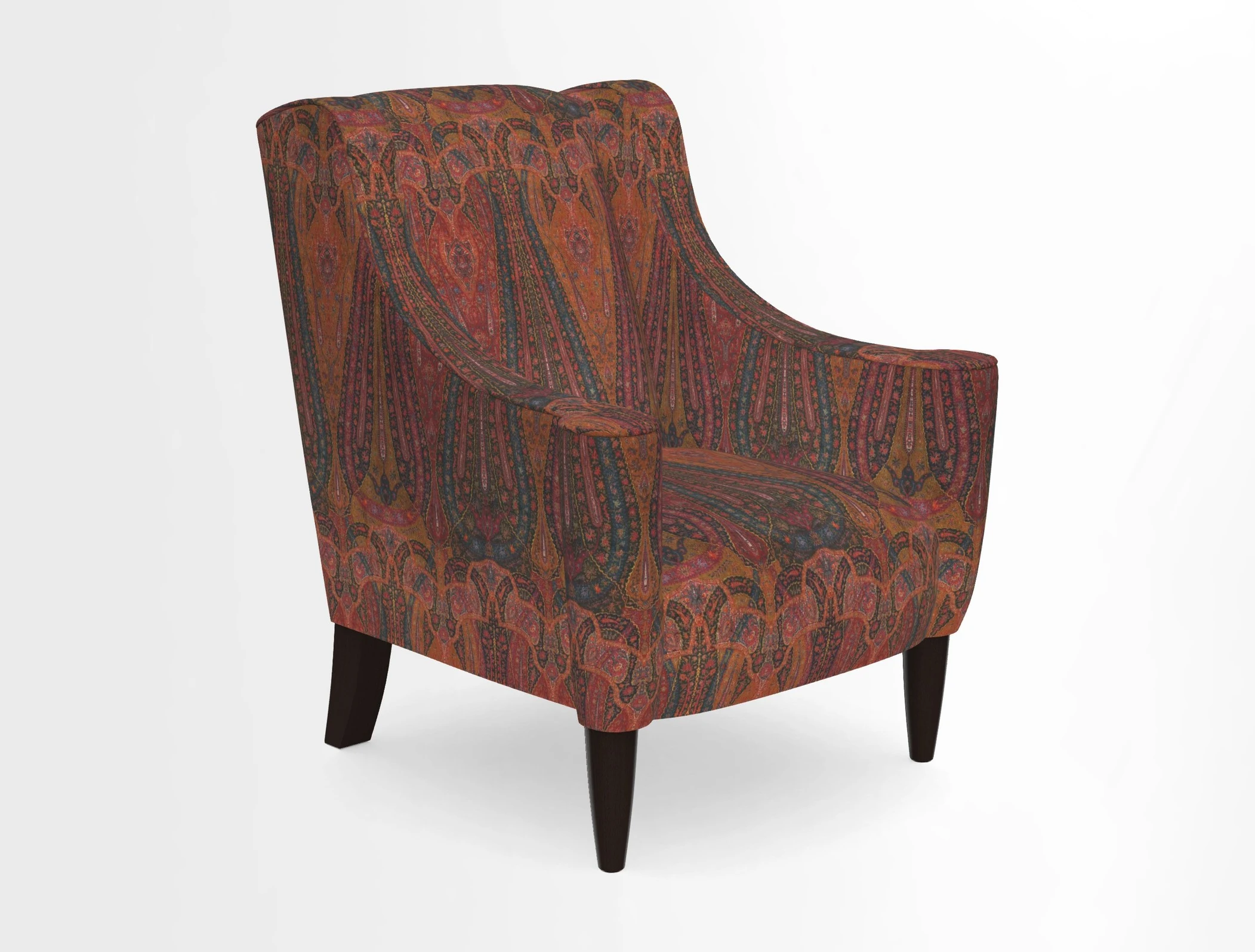 Sennen Chair in Harris Tweed Huntsman Check Mountain Bracken
