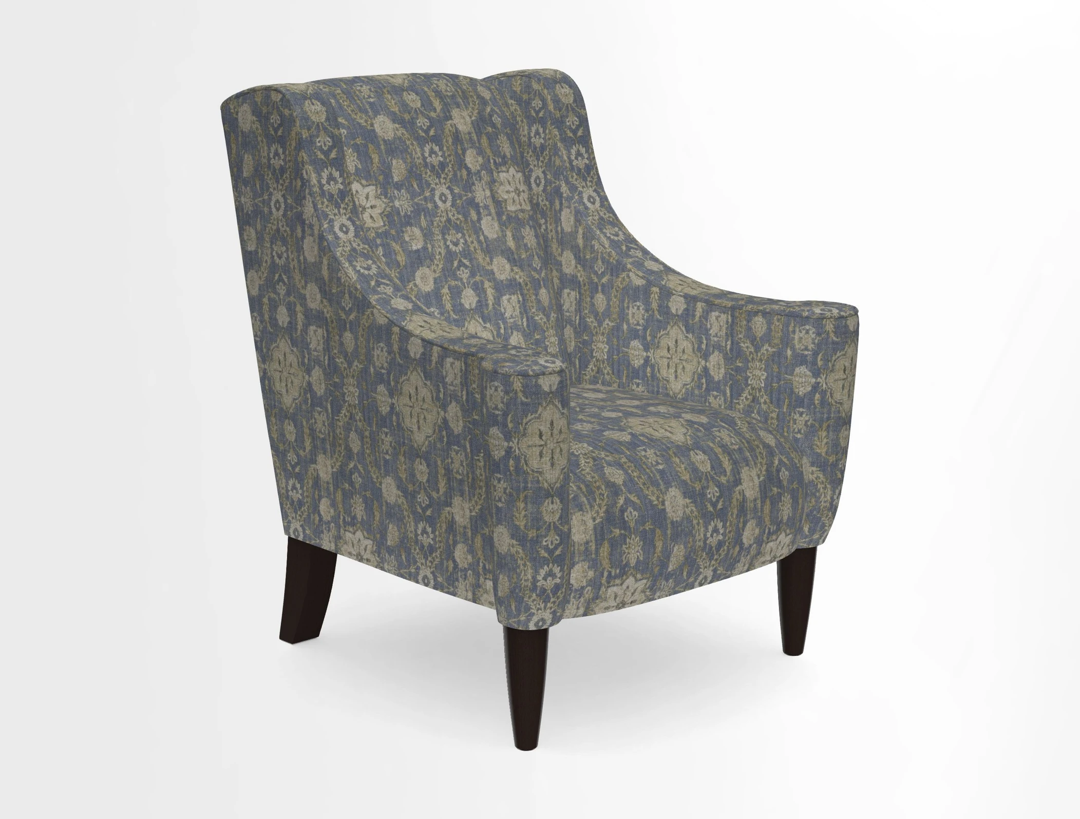 Sennen Chair in Harris Tweed Huntsman Check Mountain Bracken