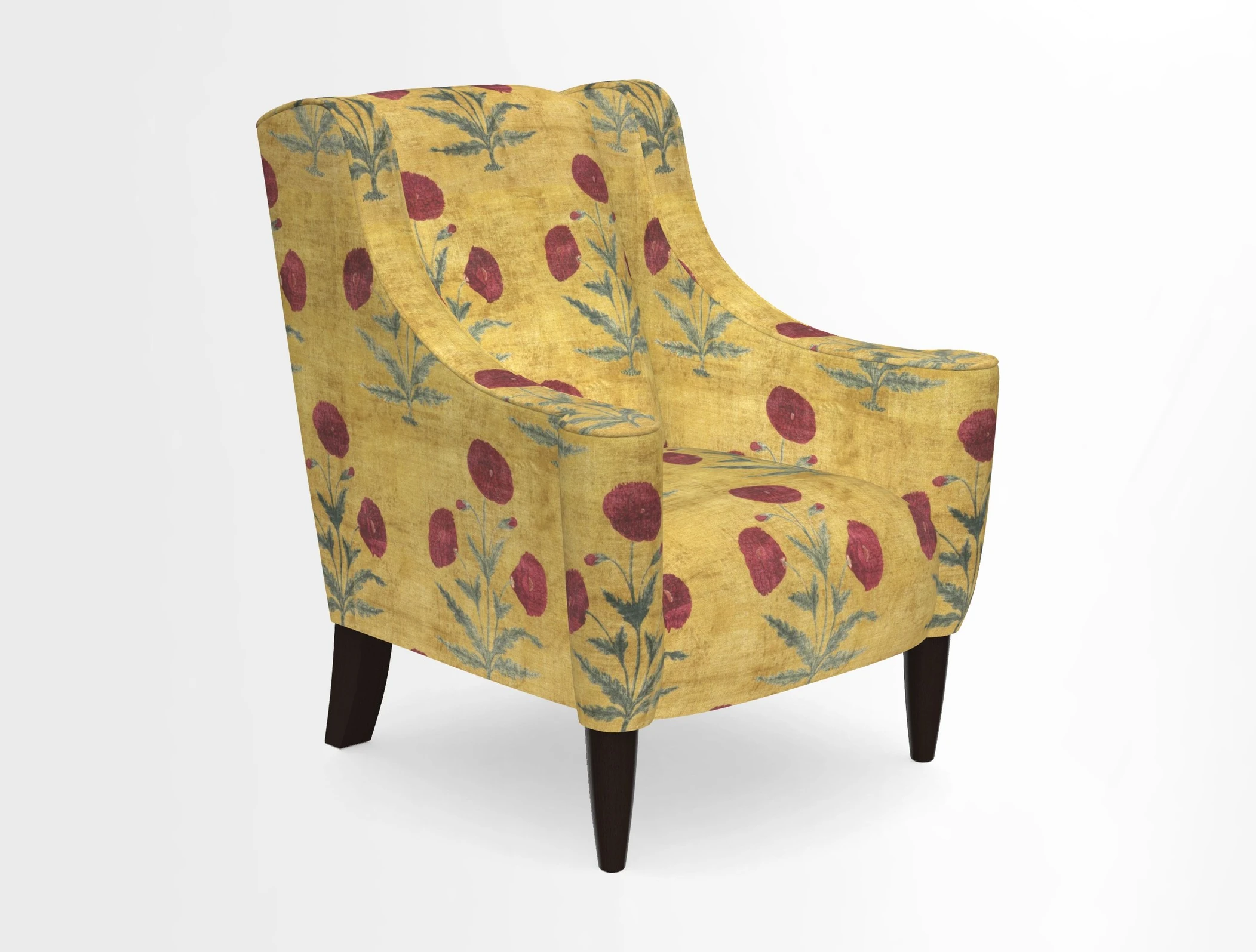 Sennen Chair in Harris Tweed Huntsman Check Mountain Bracken