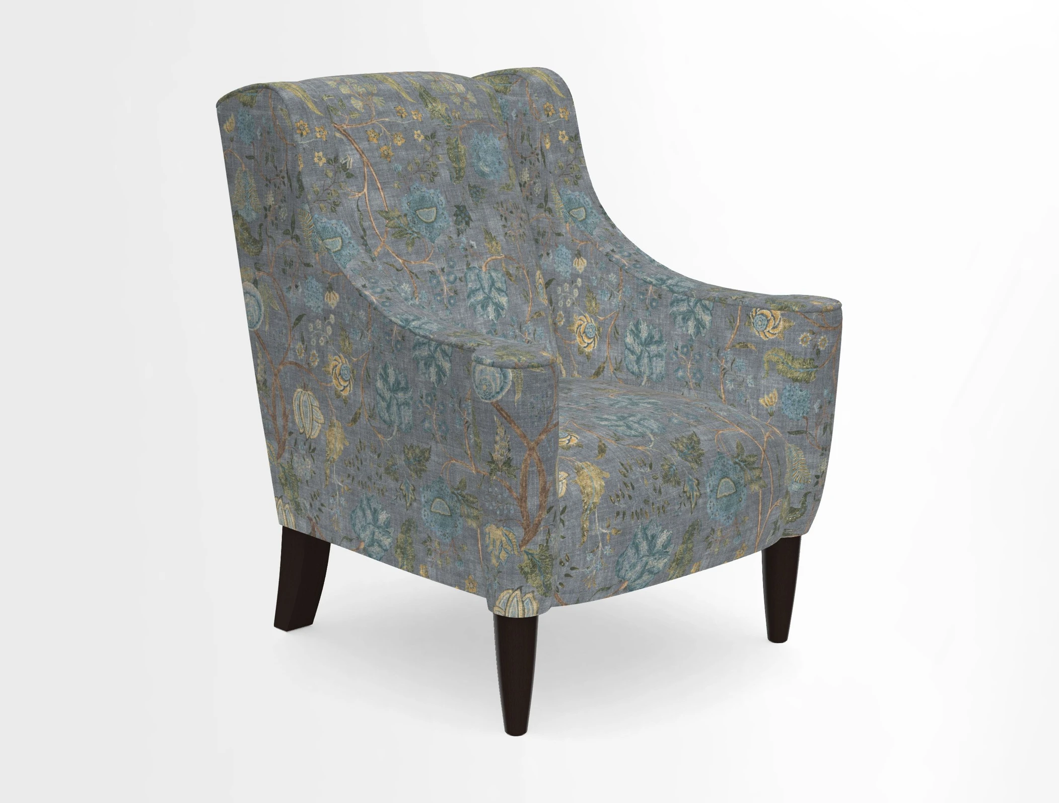 Sennen Chair in Harris Tweed Huntsman Check Mountain Bracken