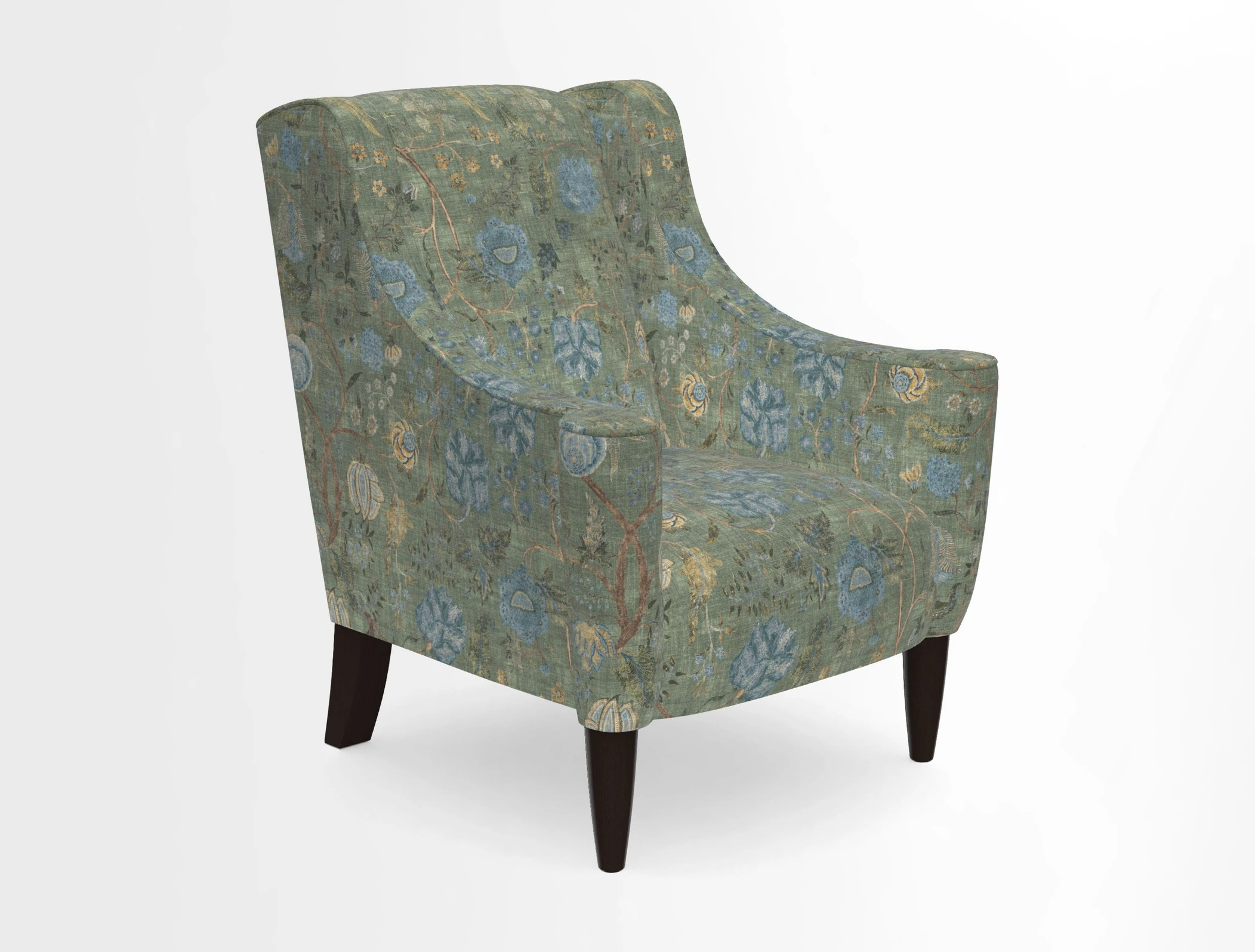Sennen Chair in Harris Tweed Huntsman Check Mountain Bracken