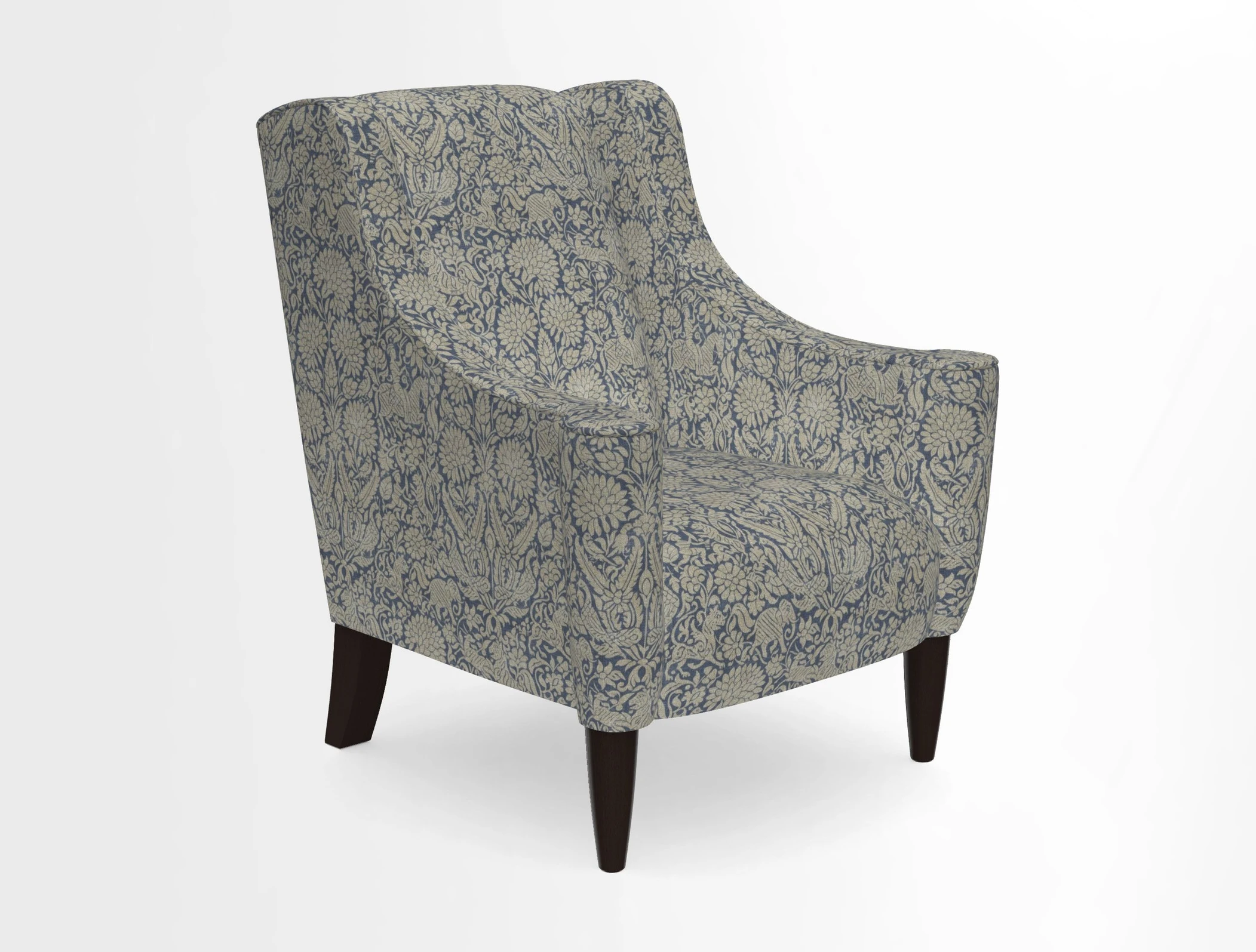 Sennen Chair in Harris Tweed Huntsman Check Mountain Bracken
