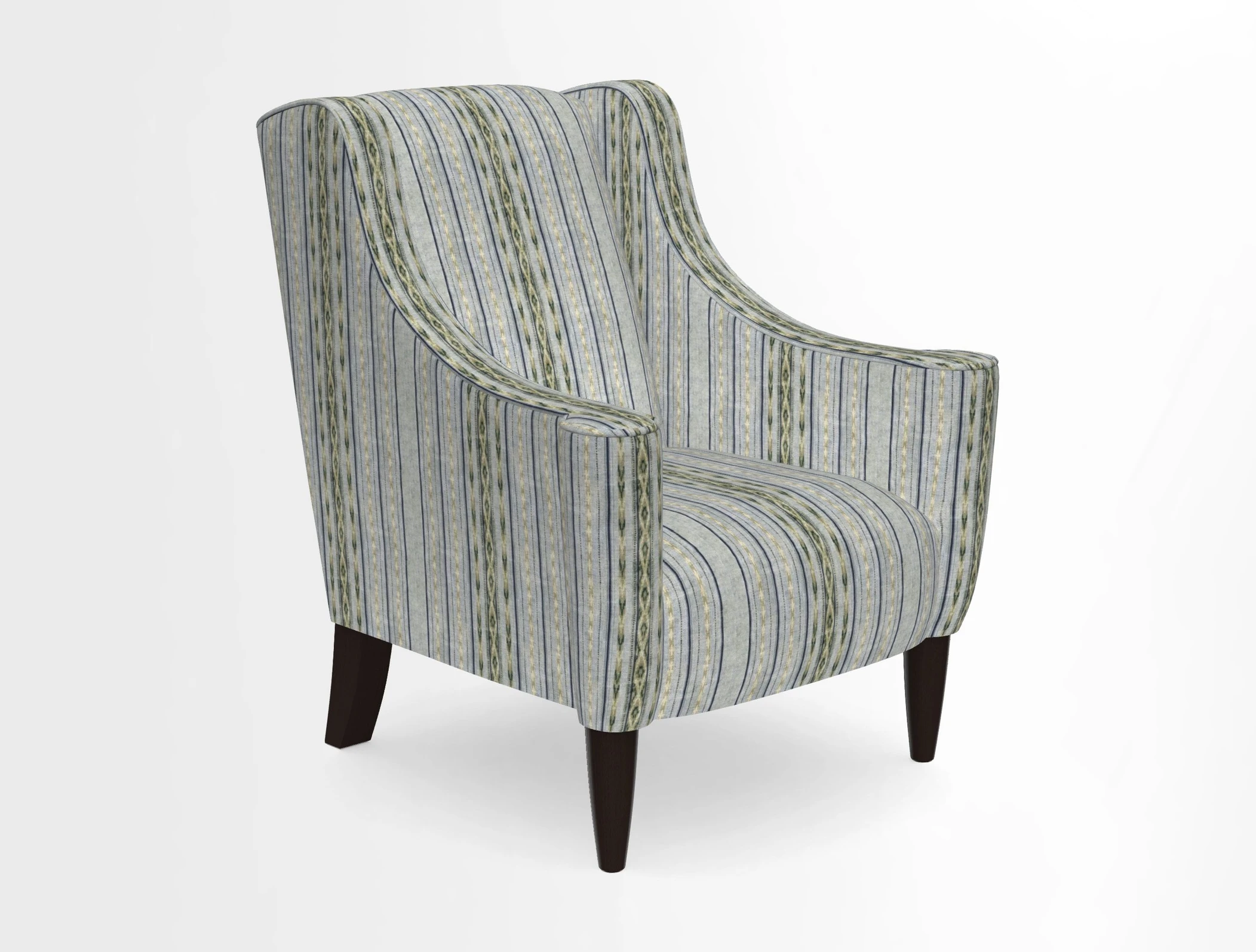 Sennen Chair in Harris Tweed Huntsman Check Mountain Bracken