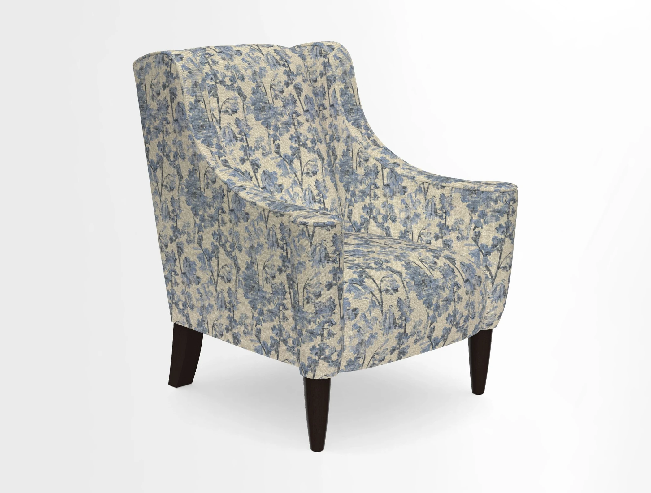Sennen Chair in Harris Tweed Huntsman Check Mountain Bracken