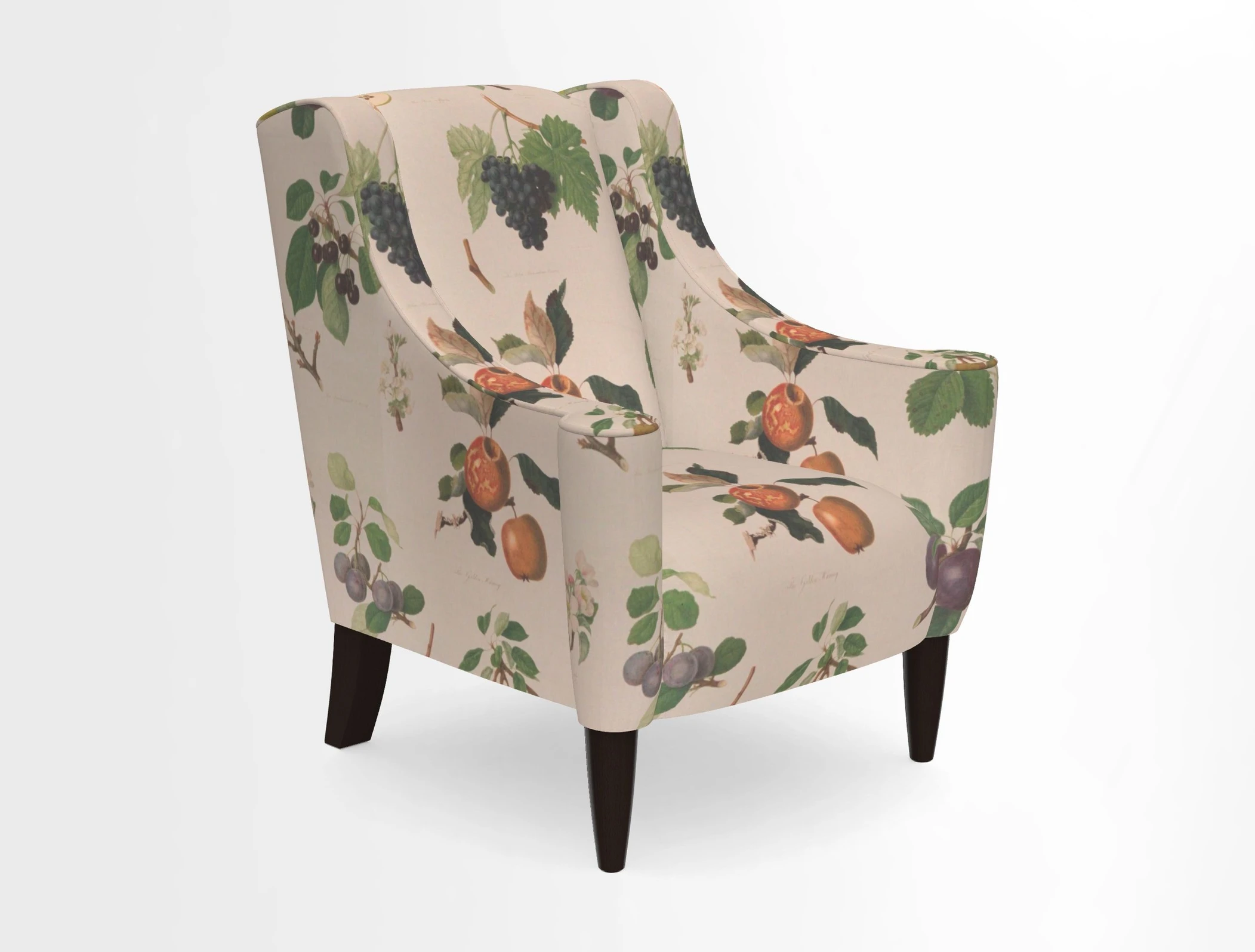 Sennen Chair in Harris Tweed Huntsman Check Mountain Bracken
