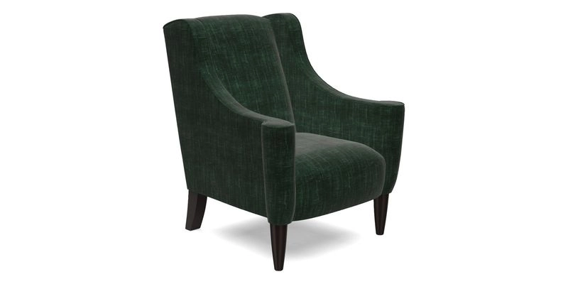 Sennen Chair in Harris Tweed Huntsman Check Mountain Bracken