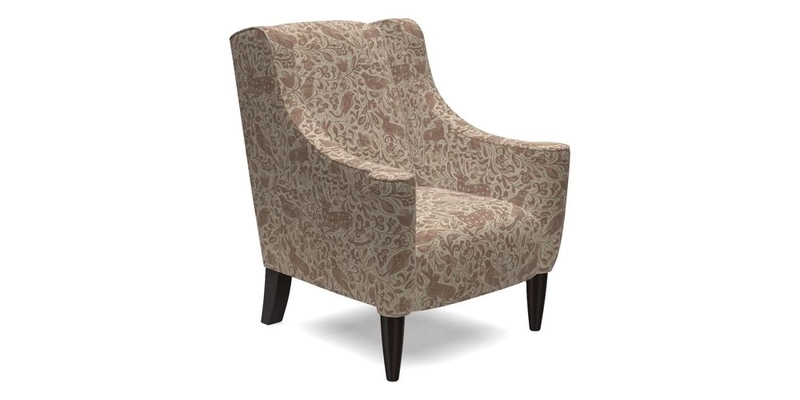 Sennen Chair in Harris Tweed Huntsman Check Mountain Bracken