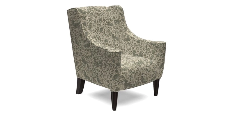 Sennen Chair in Harris Tweed Huntsman Check Mountain Bracken