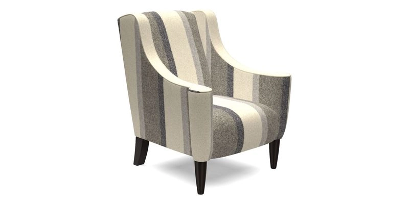 Sennen Chair in Harris Tweed Huntsman Check Mountain Bracken