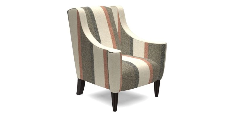 Sennen Chair in Harris Tweed Huntsman Check Mountain Bracken