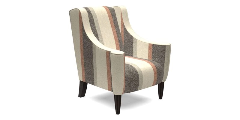 Sennen Chair in Harris Tweed Huntsman Check Mountain Bracken