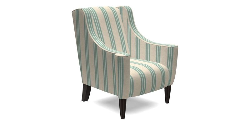 Sennen Chair in Harris Tweed Huntsman Check Mountain Bracken