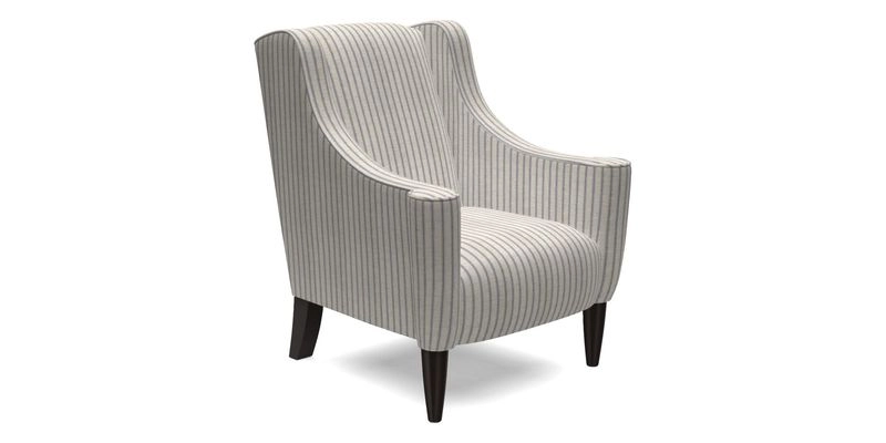 Sennen Chair in Harris Tweed Huntsman Check Mountain Bracken