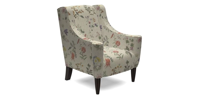 Sennen Chair in Harris Tweed Huntsman Check Mountain Bracken