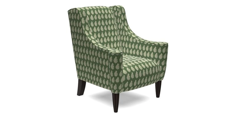 Sennen Chair in Harris Tweed Huntsman Check Mountain Bracken