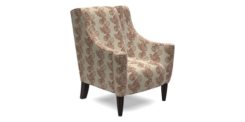 Sennen Chair in Harris Tweed Huntsman Check Mountain Bracken