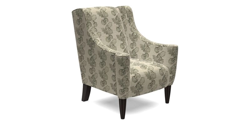 Sennen Chair in Harris Tweed Huntsman Check Mountain Bracken