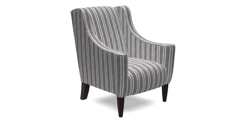 Sennen Chair in Harris Tweed Huntsman Check Mountain Bracken