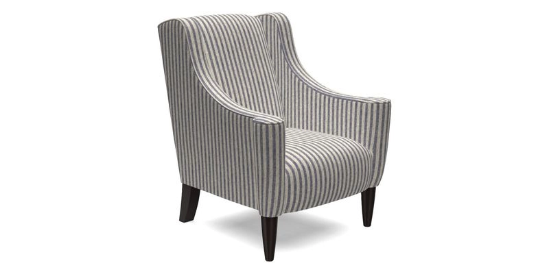 Sennen Chair in Harris Tweed Huntsman Check Mountain Bracken