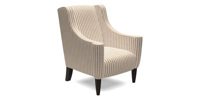 Sennen Chair in Harris Tweed Huntsman Check Mountain Bracken