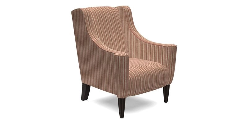 Sennen Chair in Harris Tweed Huntsman Check Mountain Bracken