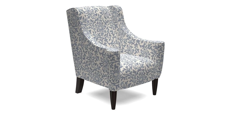 Sennen Chair in Harris Tweed Huntsman Check Mountain Bracken